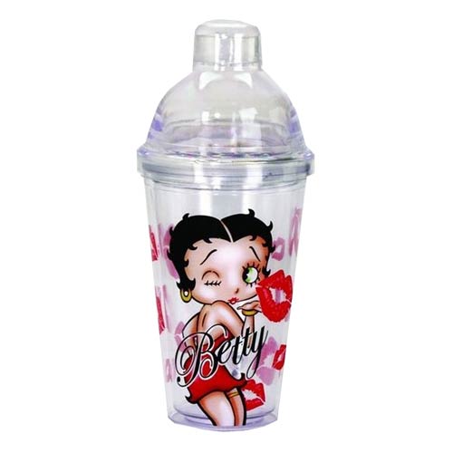 Betty Boop Red Dress 16 oz. Cocktail Shaker